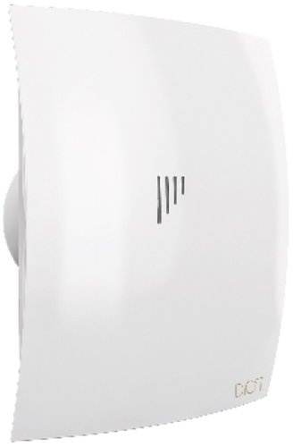 Вентилятор декоративный осевой DiCiTi Breeze 4C D100 обратный клапан белый картинка